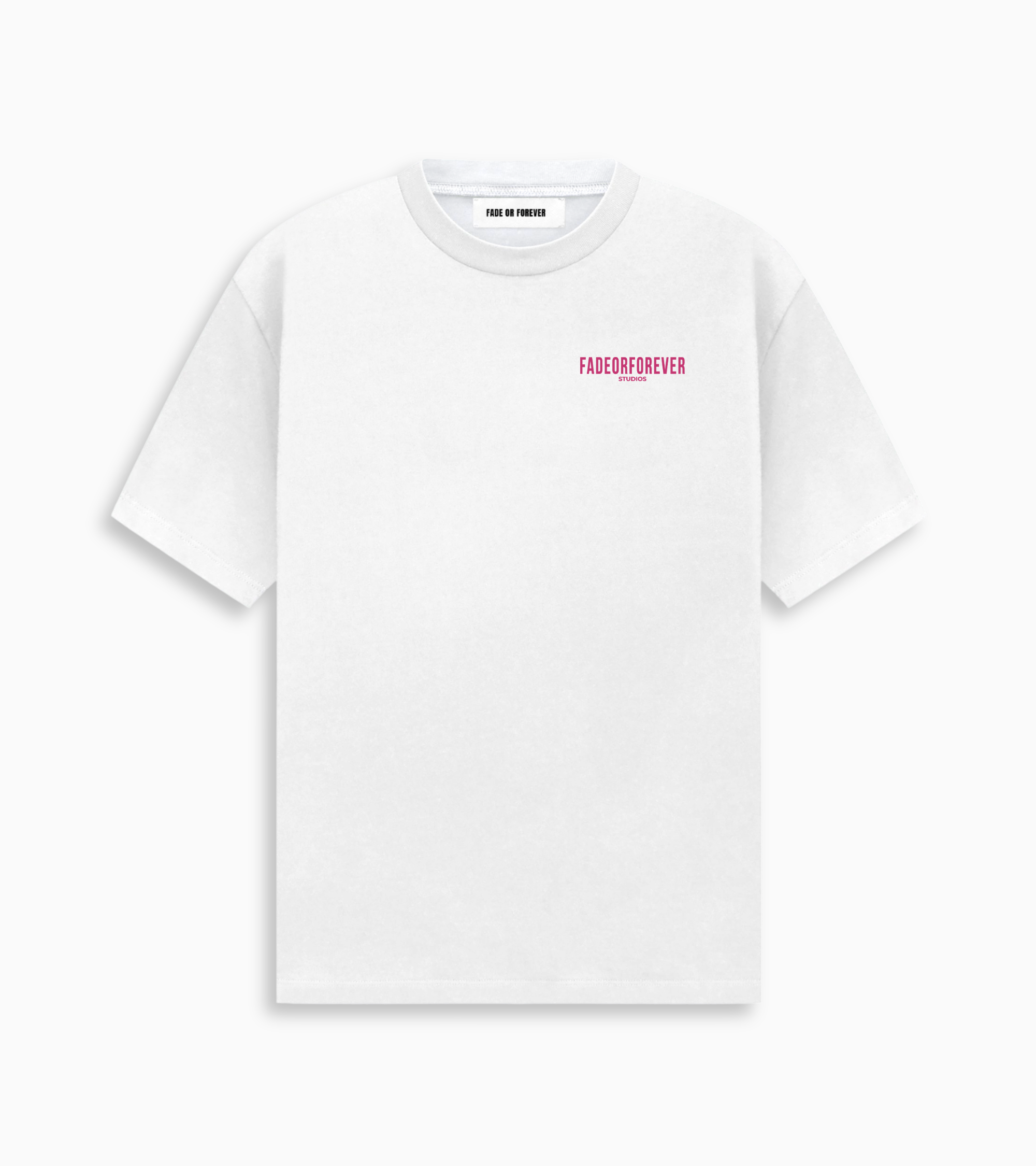 Riviera T-shirt- White/Pink