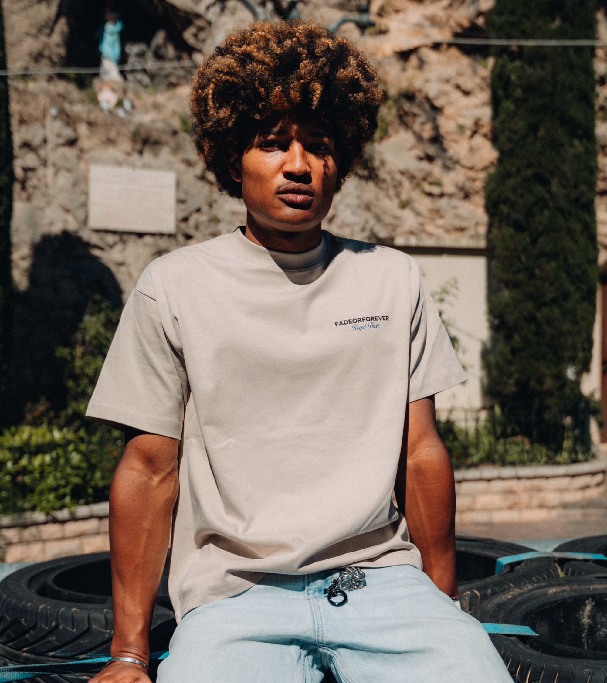 Casino T-shirt- Beige