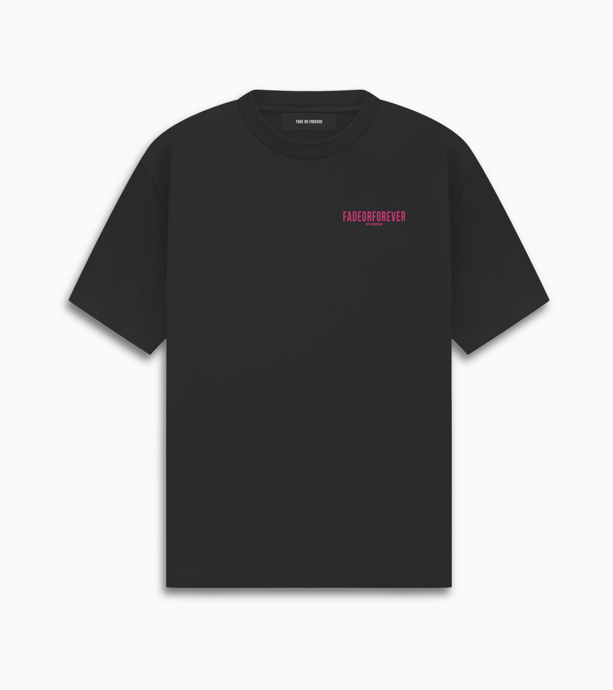Riviera T-shirt- Black/Pink