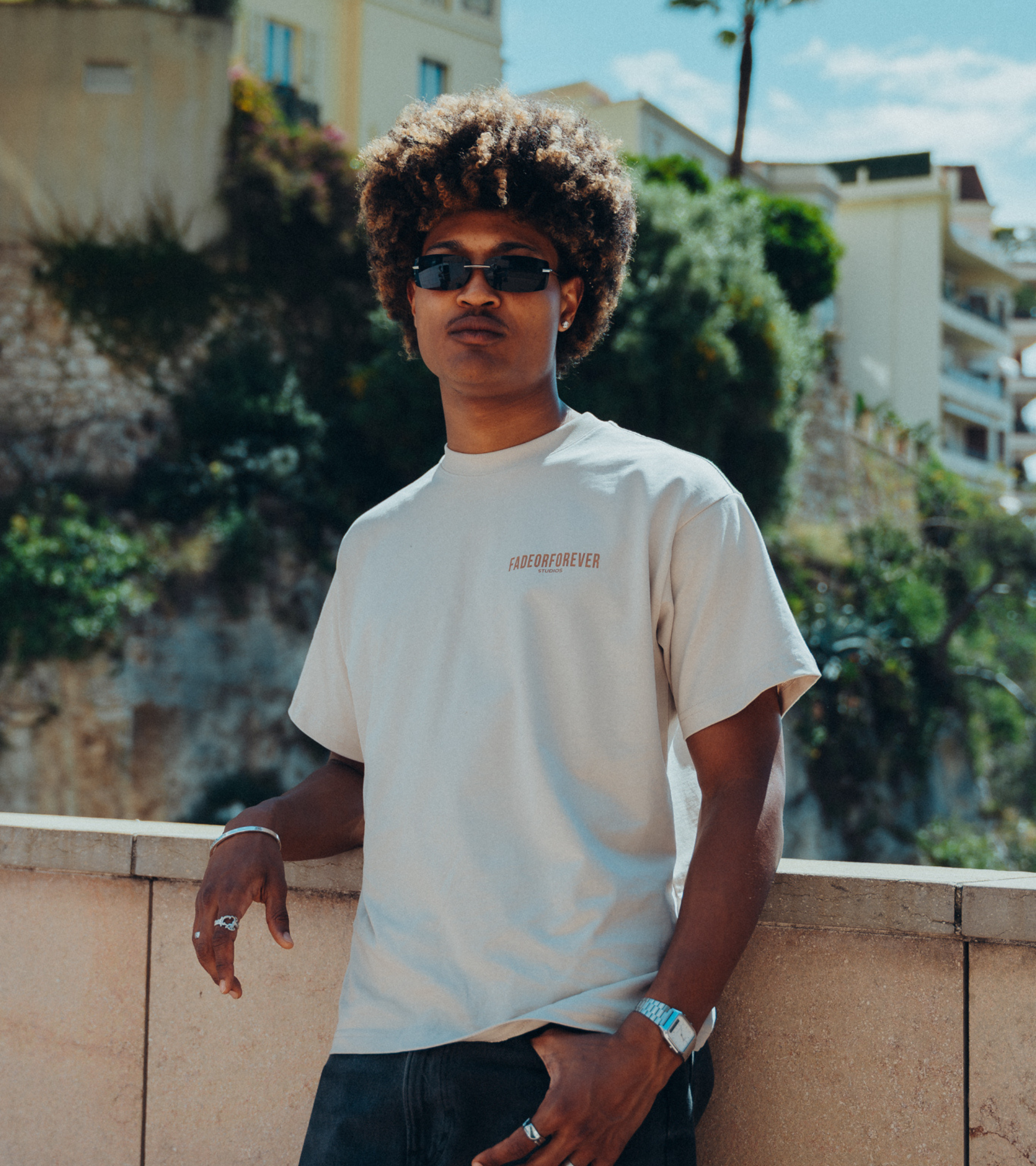 Riviera T-shirt- Beige