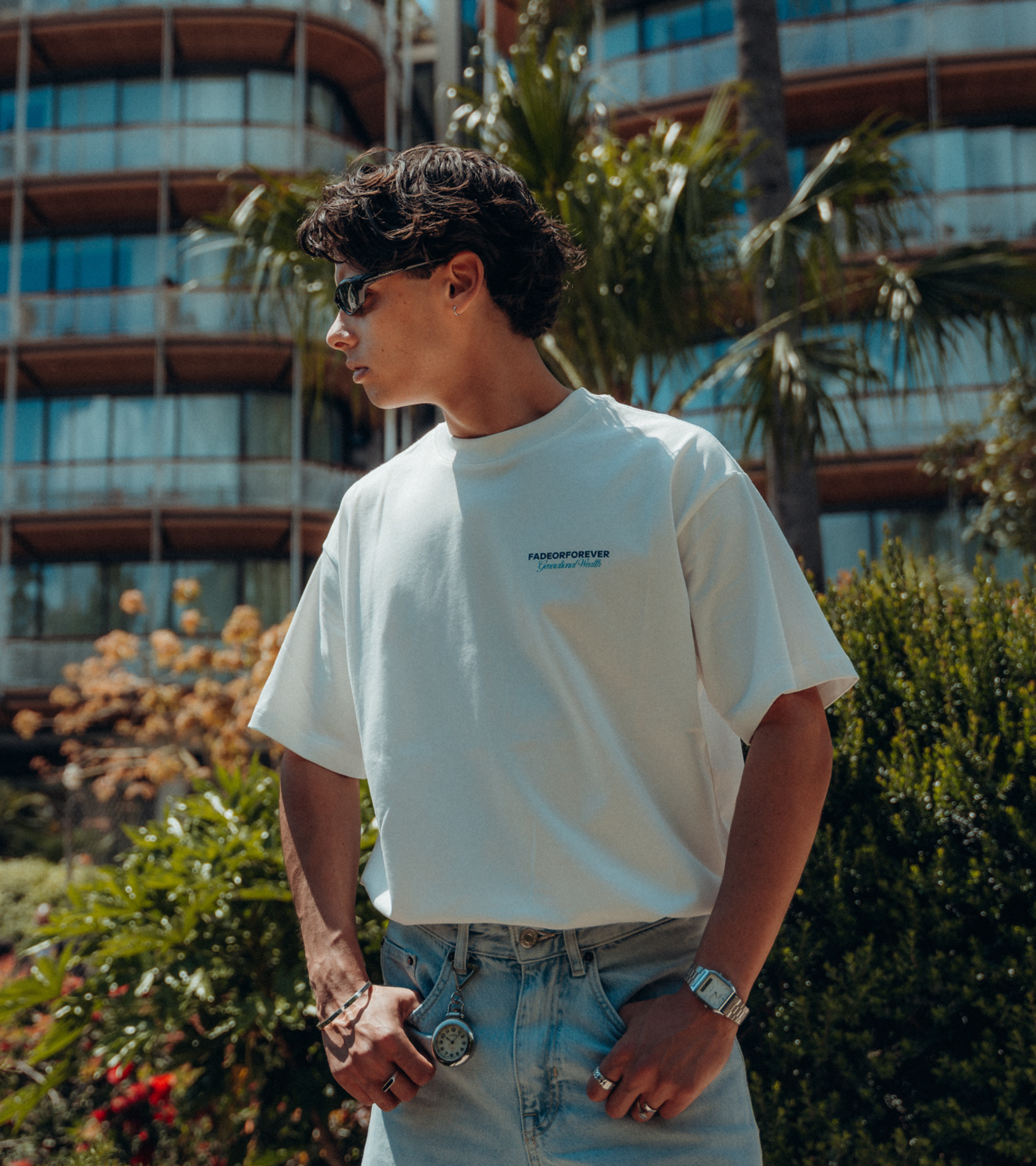 Azur T-shirt- White