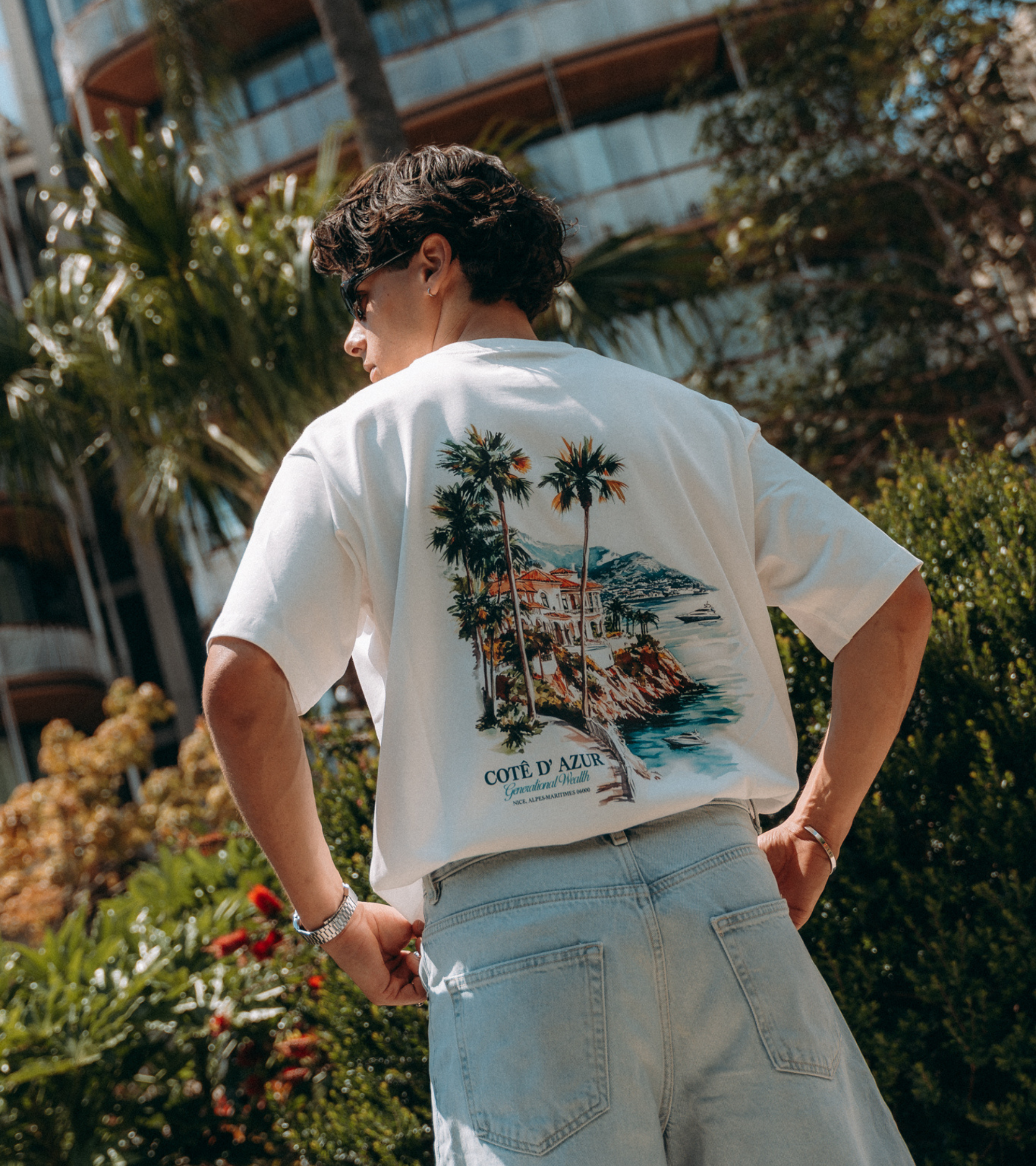 Azur T-shirt- White