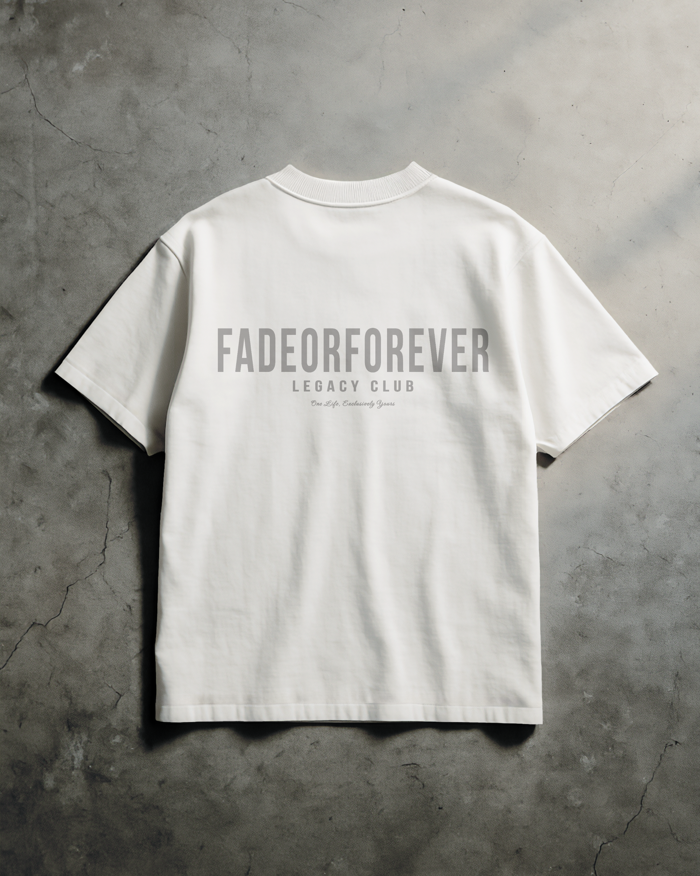 Legacy T-shirt- White/Grey