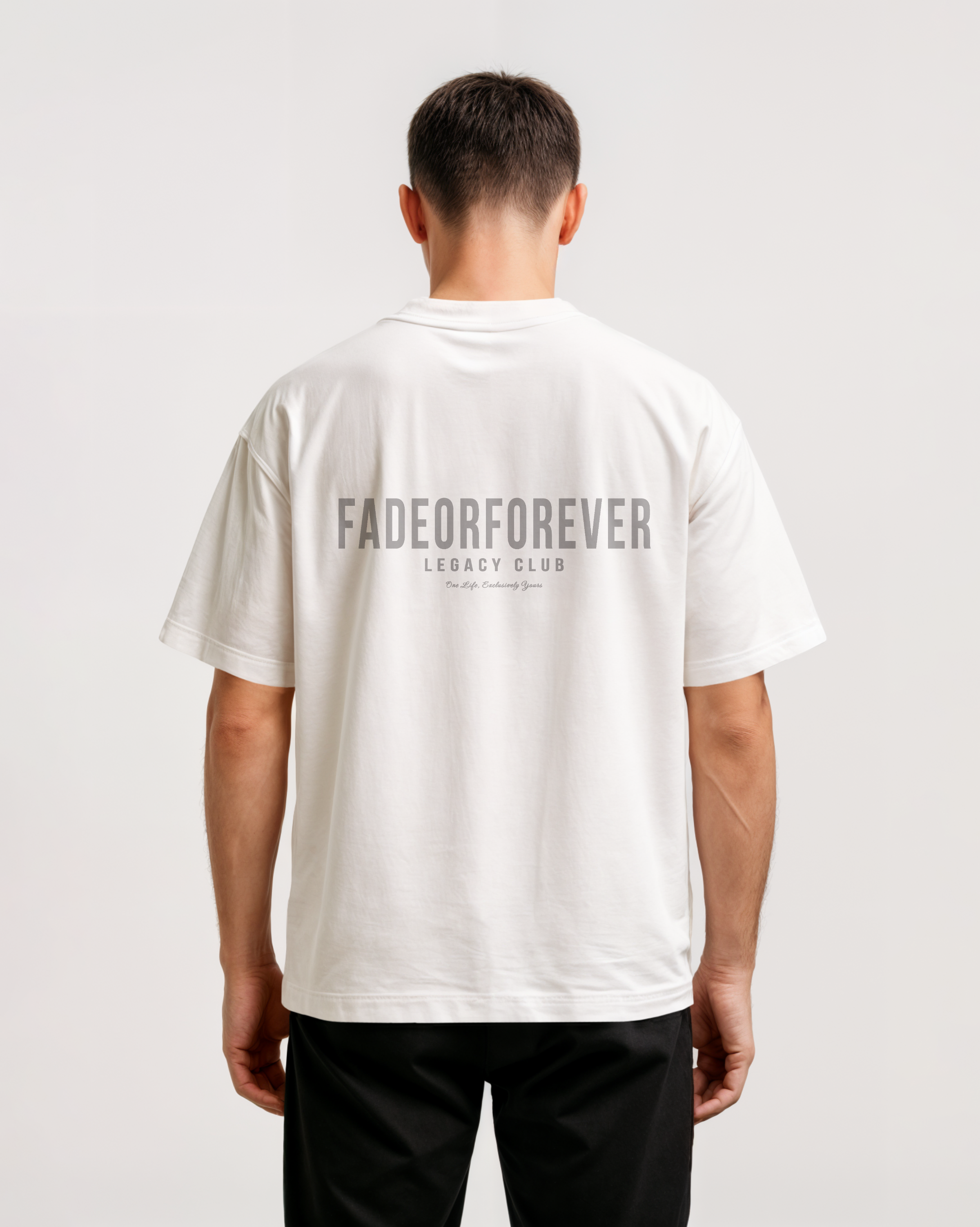 Legacy T-shirt- White/Grey