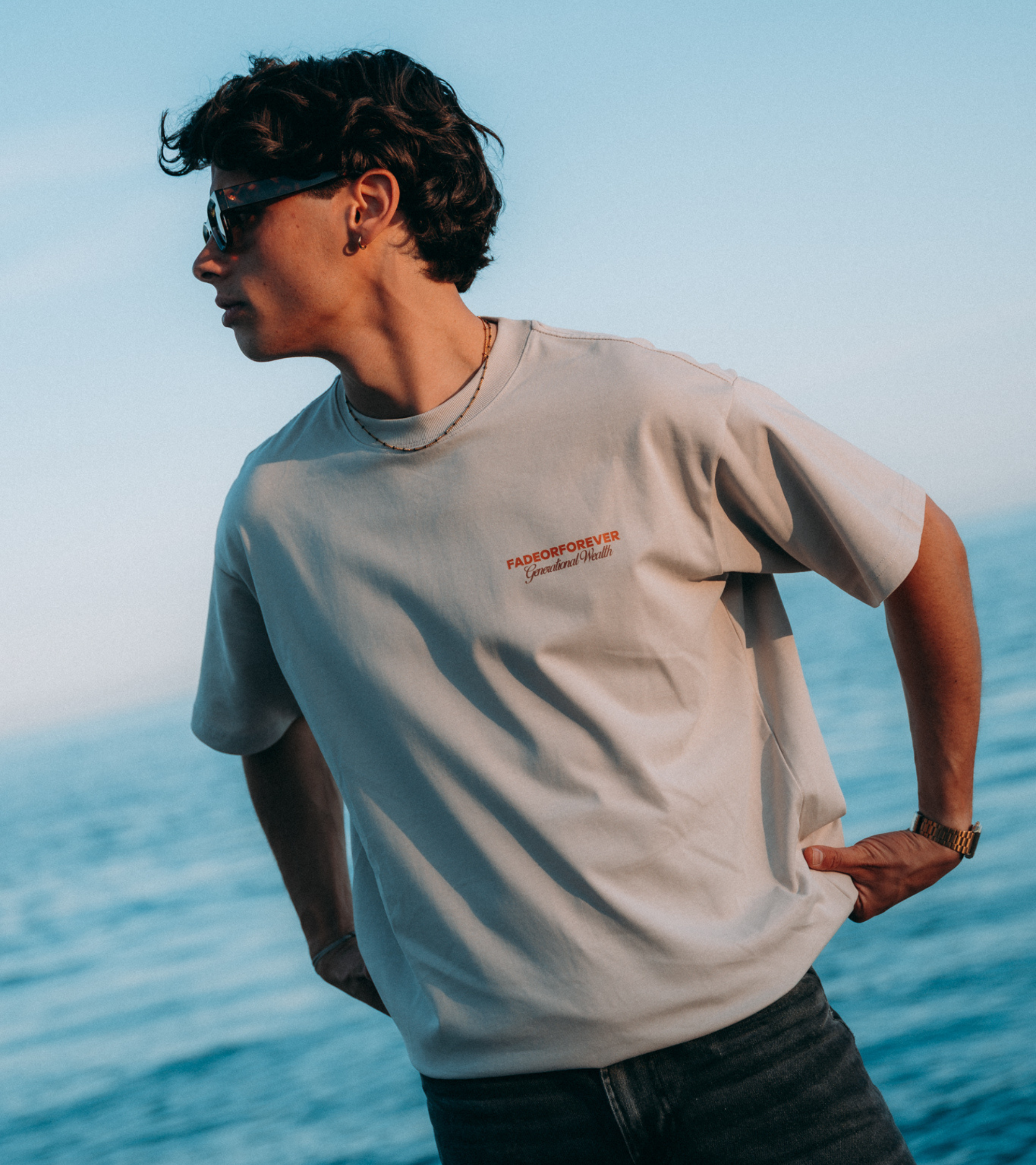 Azur T-shirt- Beige