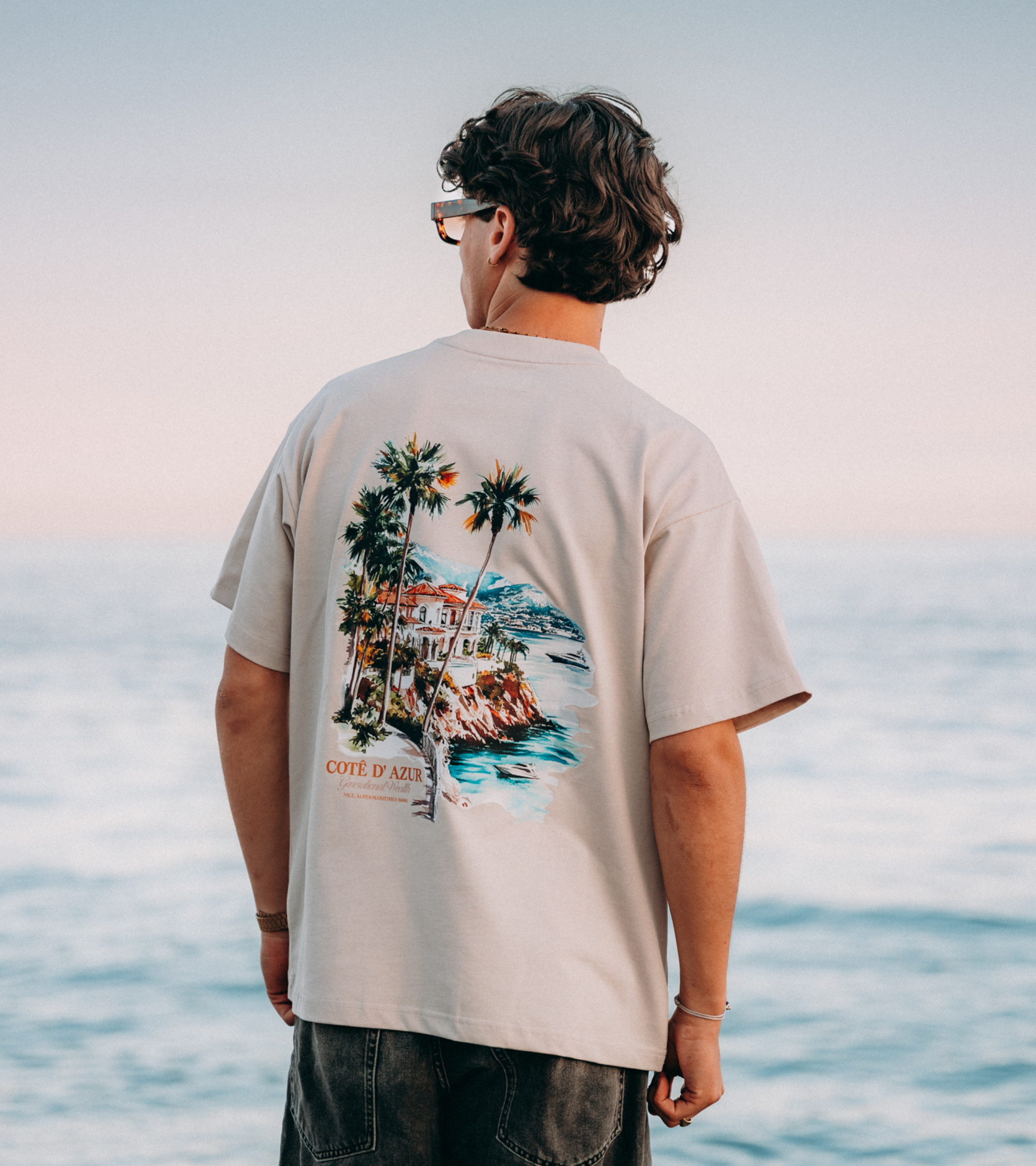 Azur T-shirt- Beige
