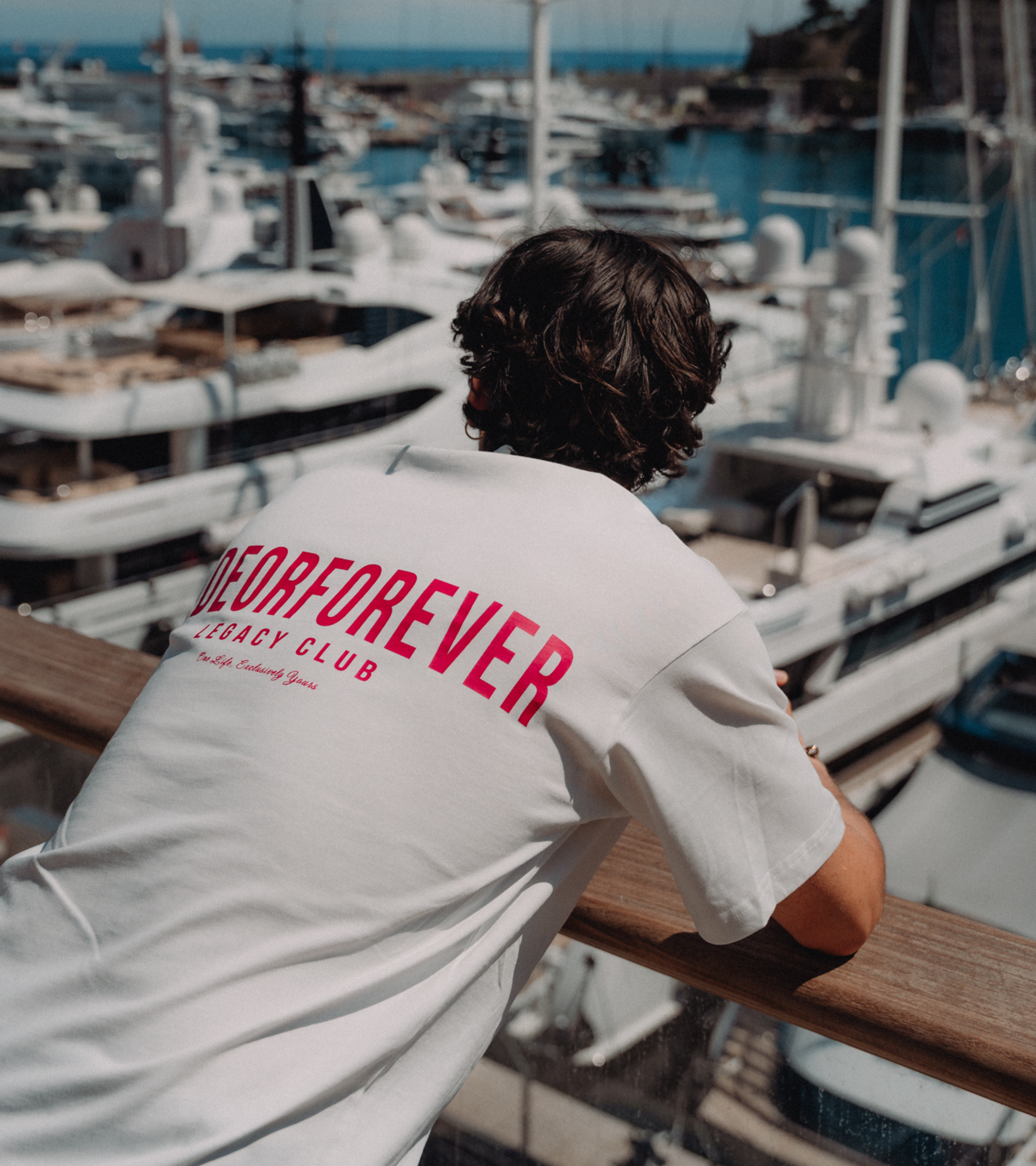 Legacy T-shirt- White/Pink