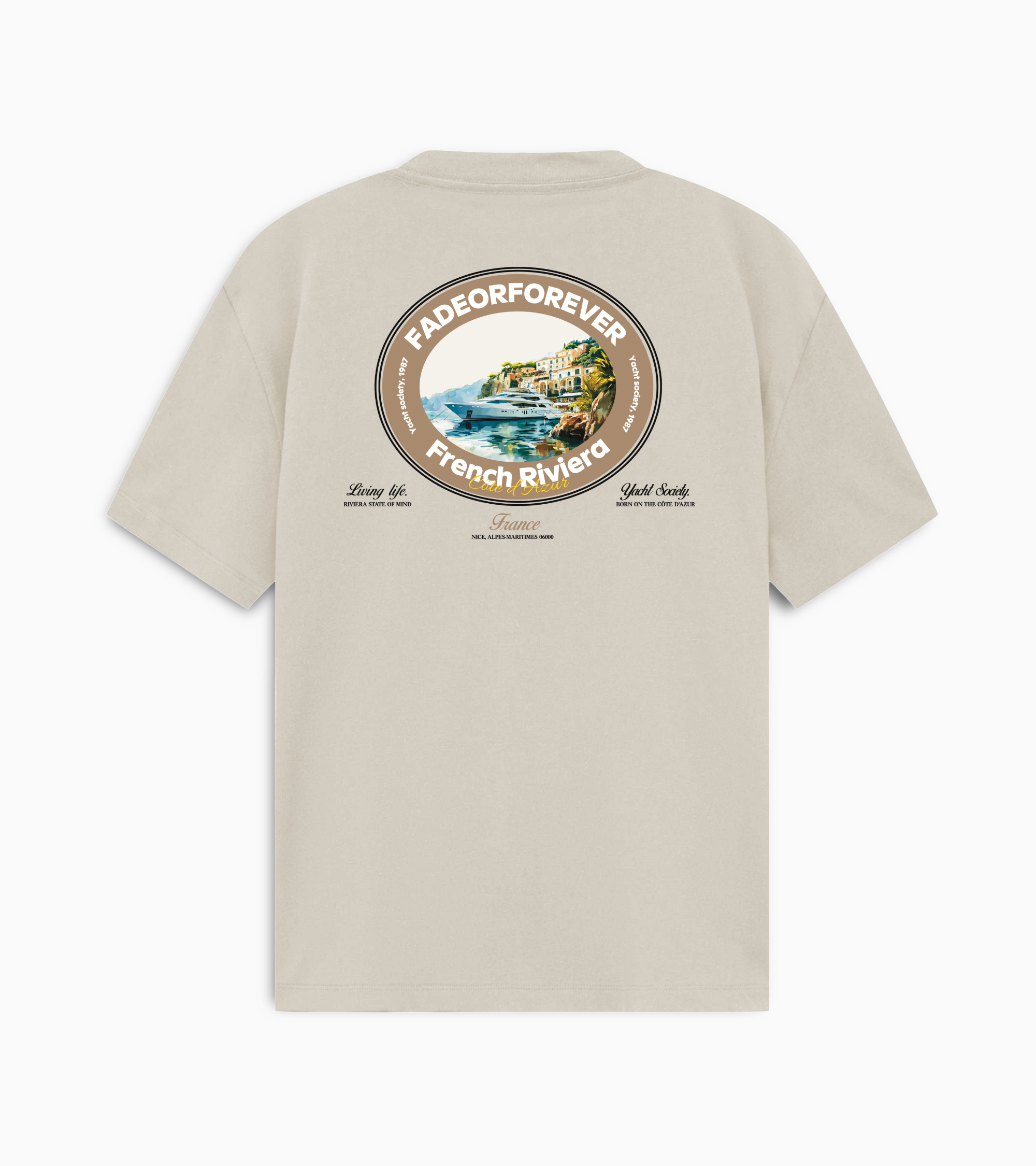 Riviera T-shirt- Beige