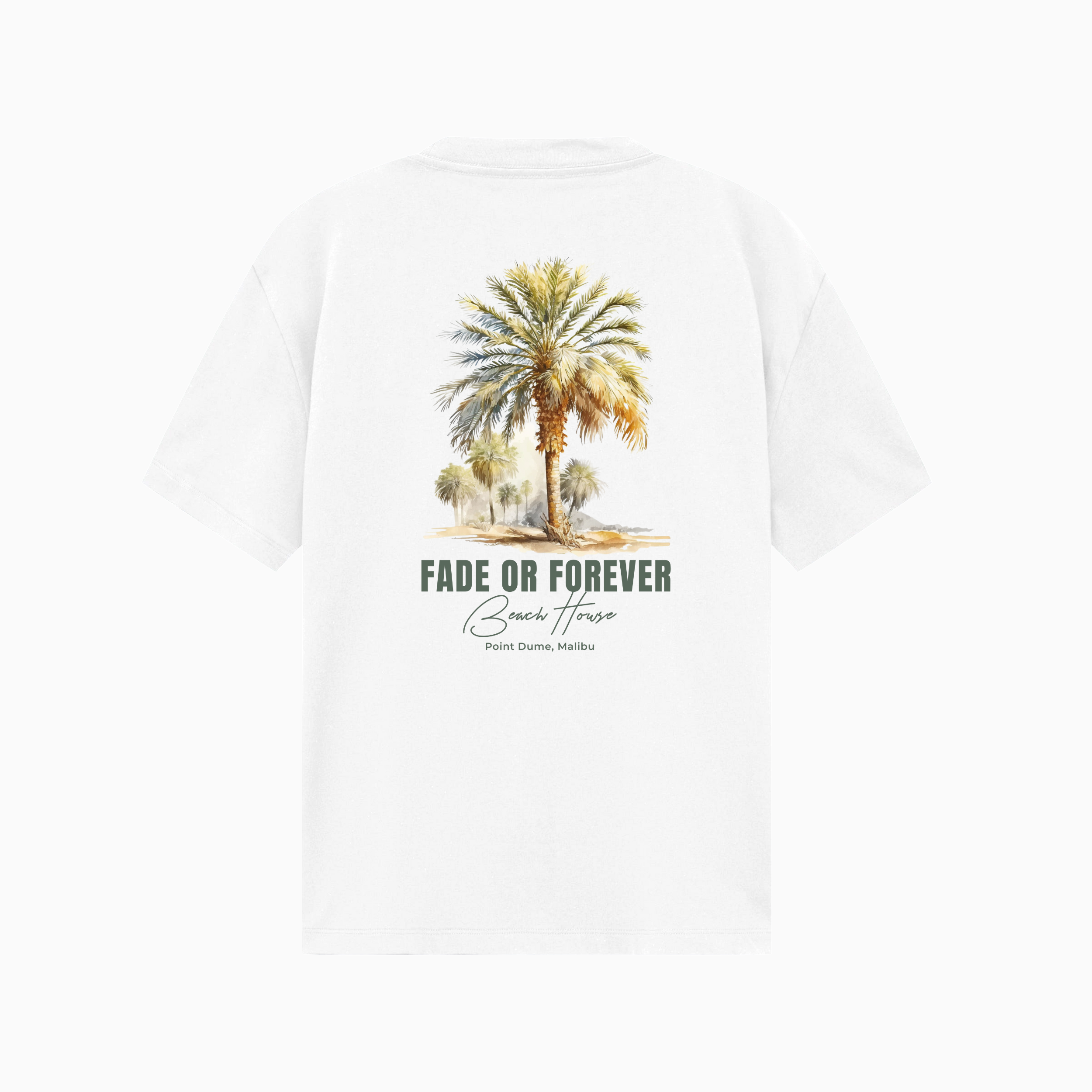 Palm T-Shirt White/Green