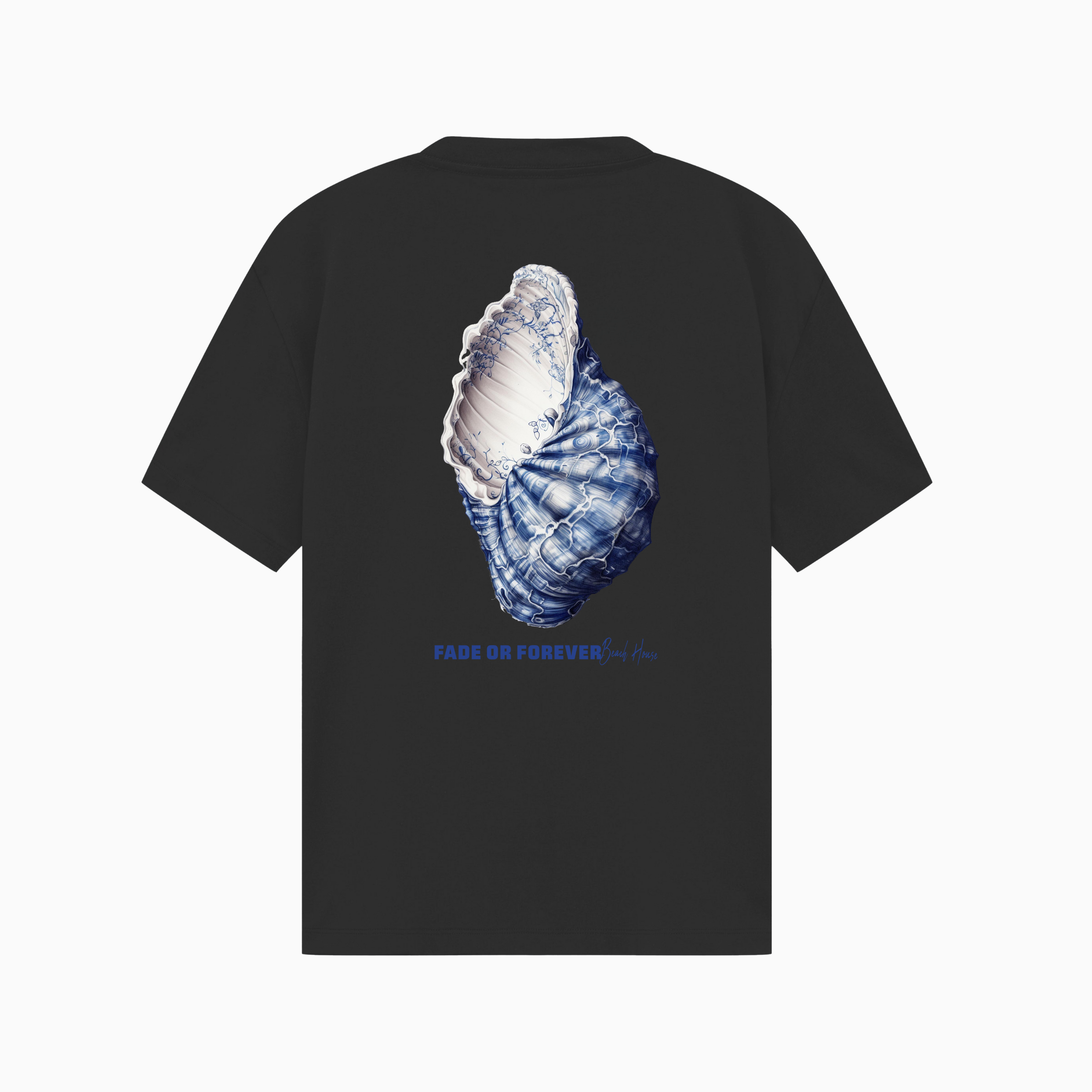 Shell T-Shirt Black/Navy