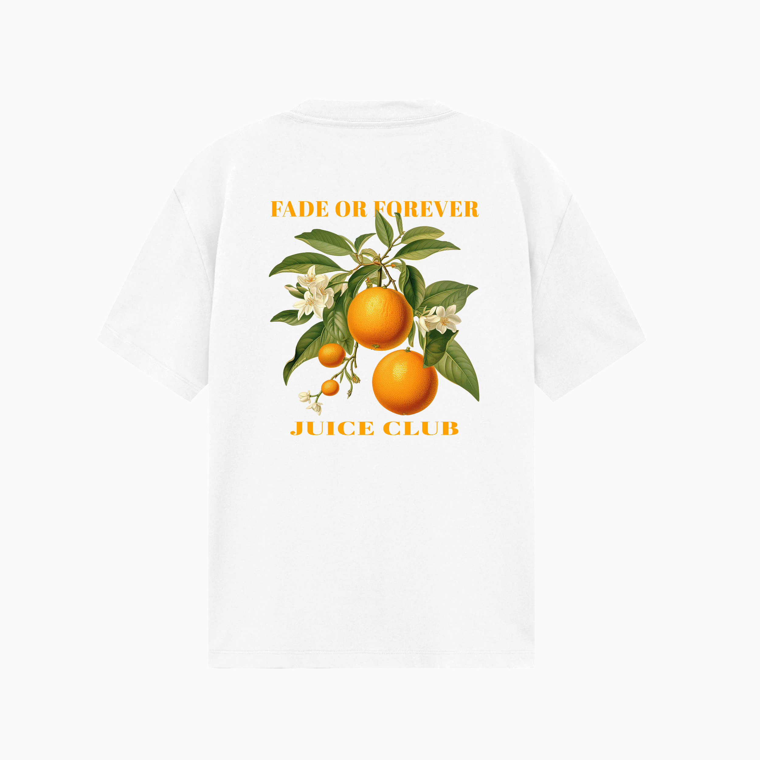 Juice Club Shirt White/Orange