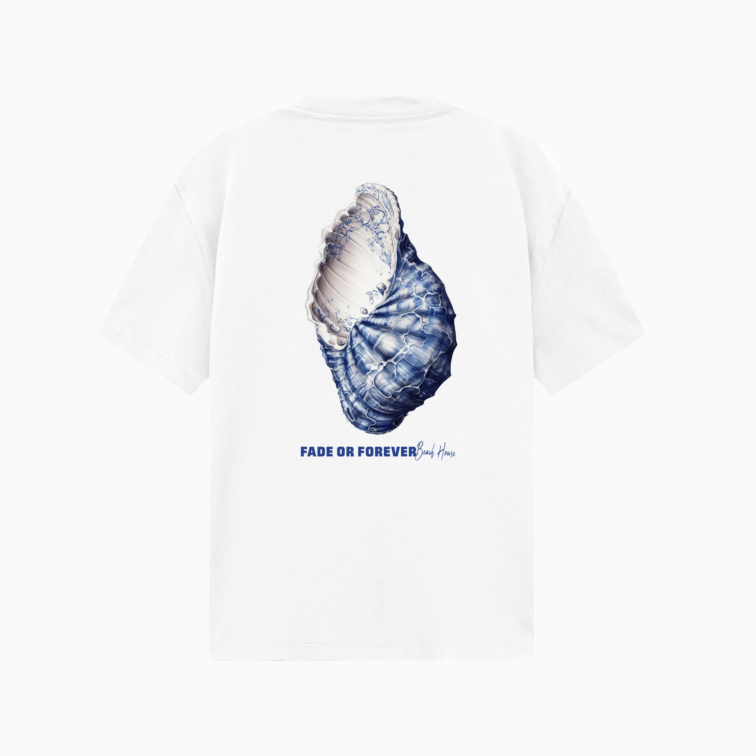 Shell T-Shirt White/Navy