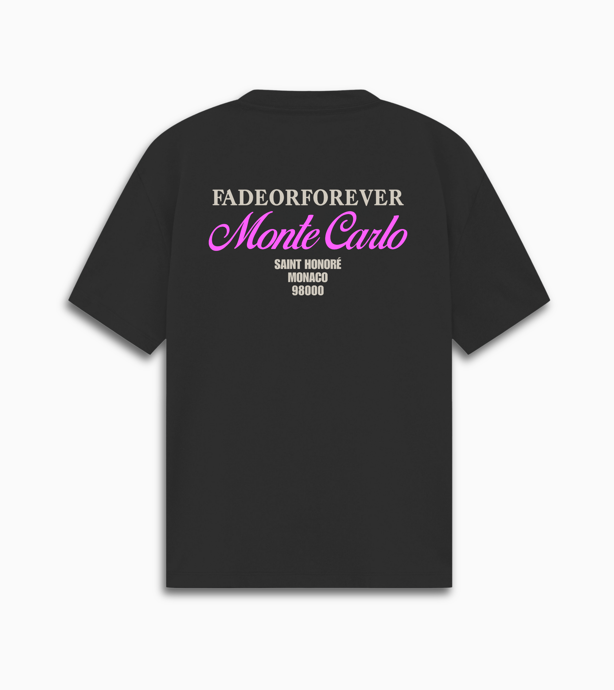 Monte Carlo T-shirt- Black