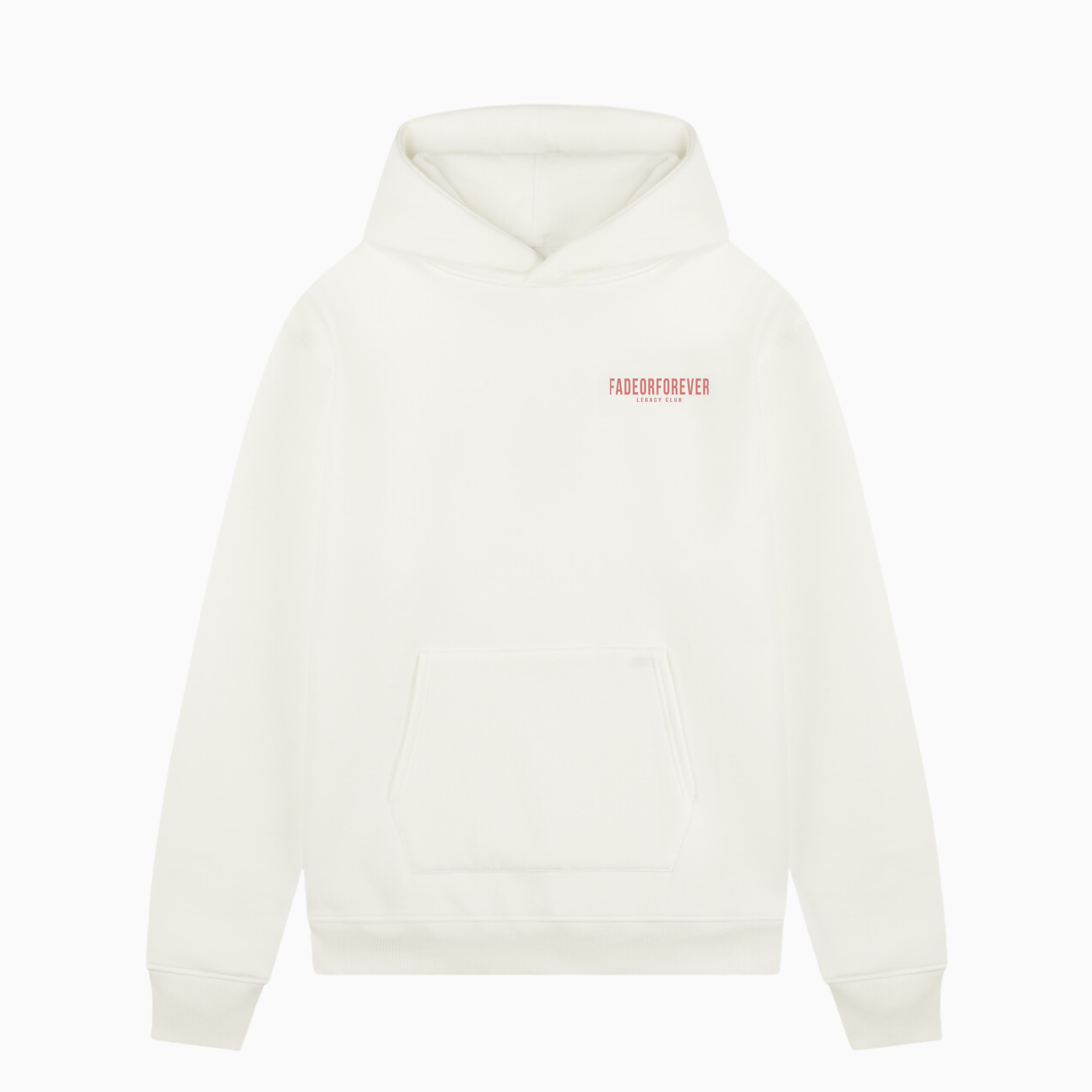 Legacy Hoodie- Off White/Pink