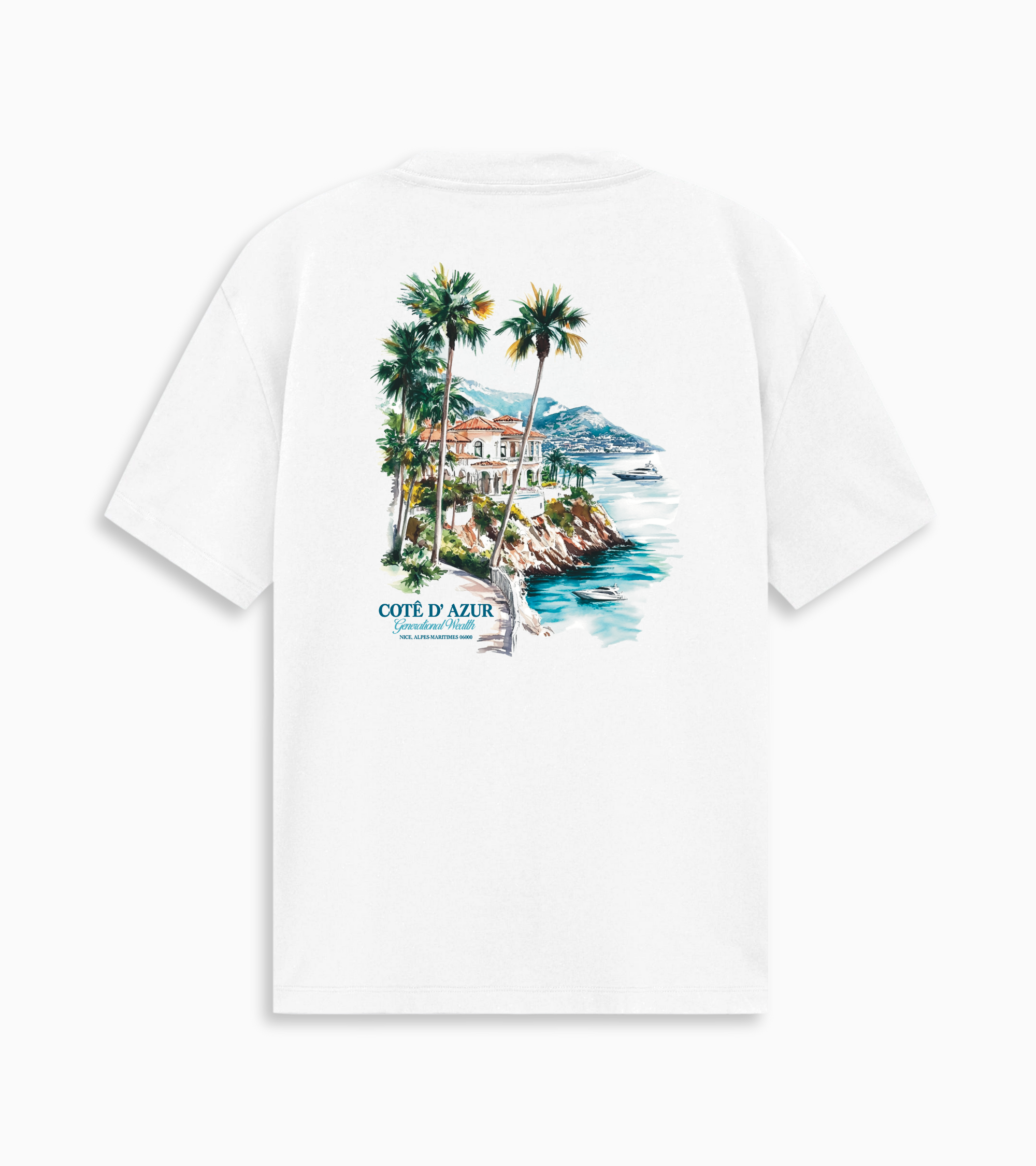 Azur T-shirt- White